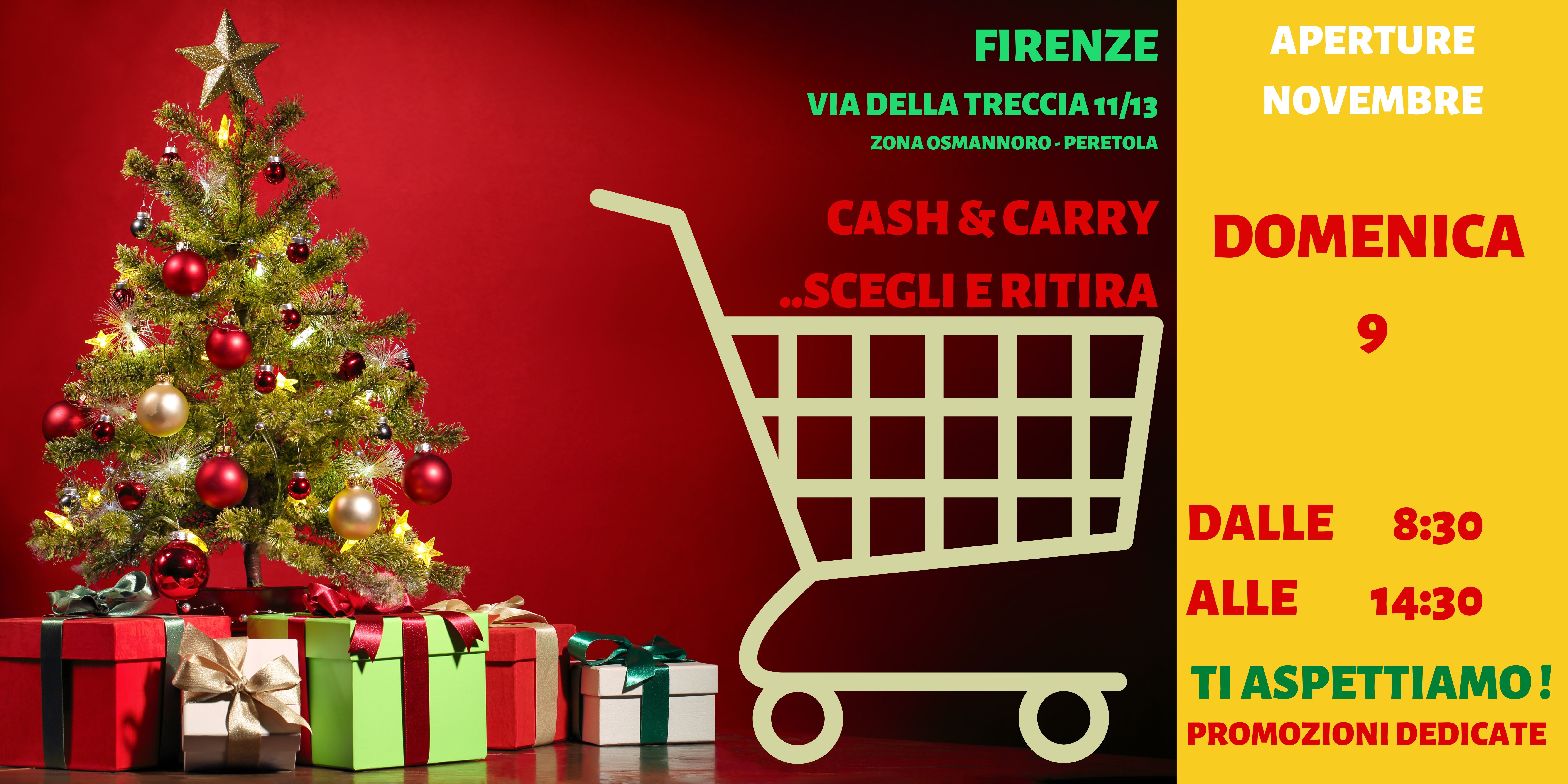 Apertura Domenica 9 Novembre